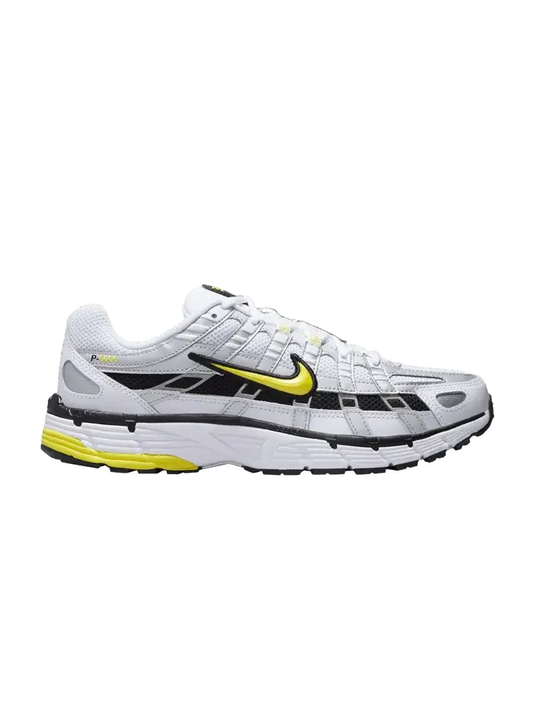 Кроссовки Nike Wmns P-6000 'White Opti Yellow' — изображение 1 из 1, белый/желтый