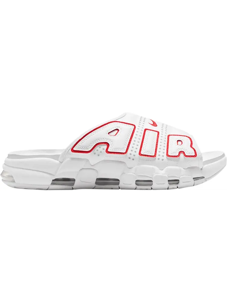 Кроссовки Air More Uptempo Slide 'White University Red' — изображение 1 из 1, белый