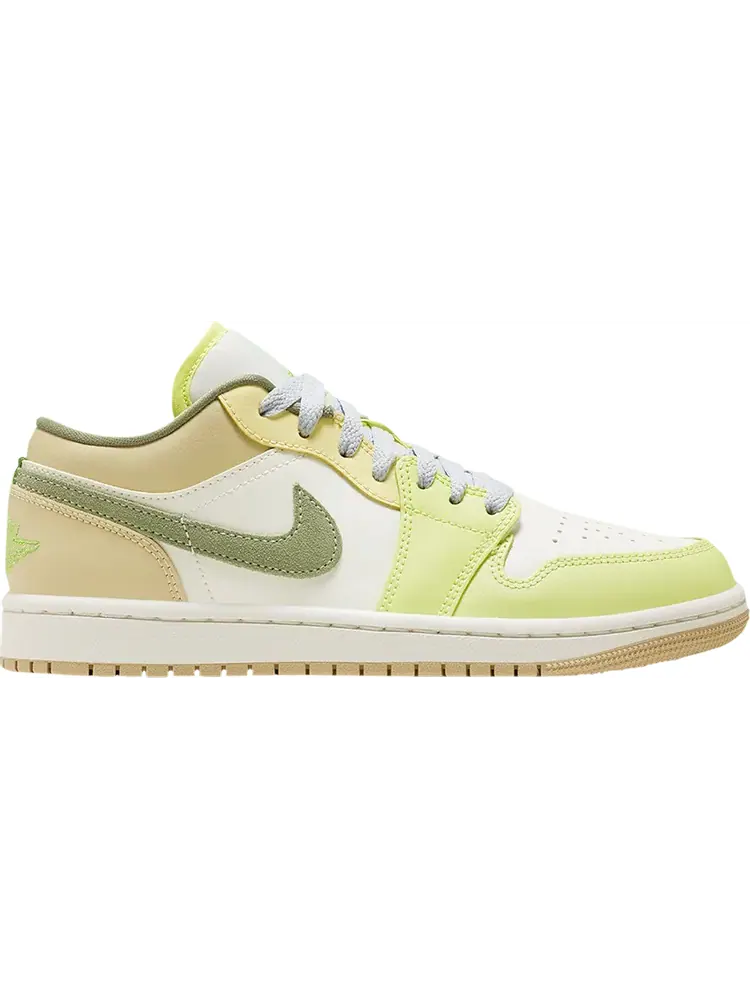 Кроссовки Wmns Air Jordan 1 Low 'Sail Pale Citron' — изображение 1 из 1, белый