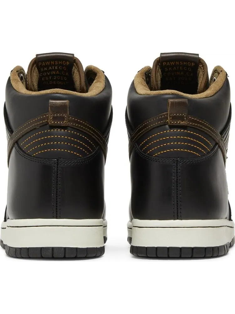 Кроссовки Nike Pawnshop x Dunk High SB 'Old Soul' — изображение 6 из 8, коричневый
