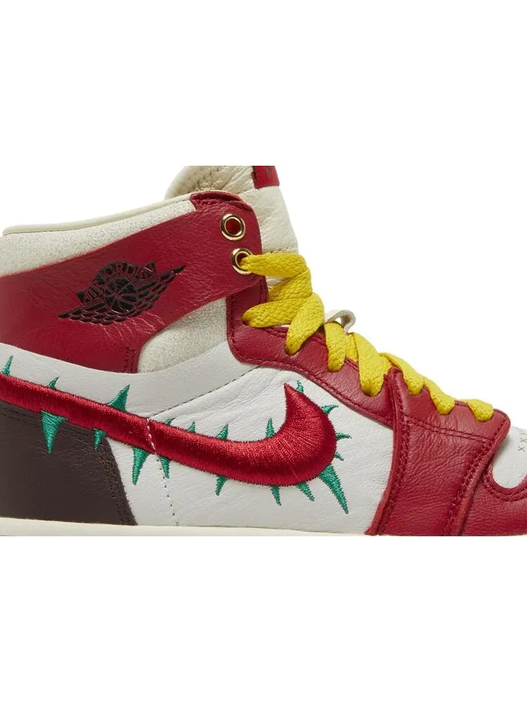 Кроссовки Teyana Taylor x Wmns Air Jordan 1 High Zoom Comfort 2 'A Rose From Harlem' — изображение 2 из 4, красный
