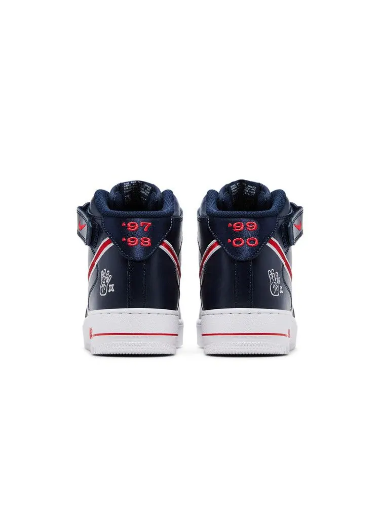 Кроссовки Nike Wmns Air Force 1 '07 Mid 'Houston Comets Four Peat' — изображение 7 из 9, белый/серый/красный
