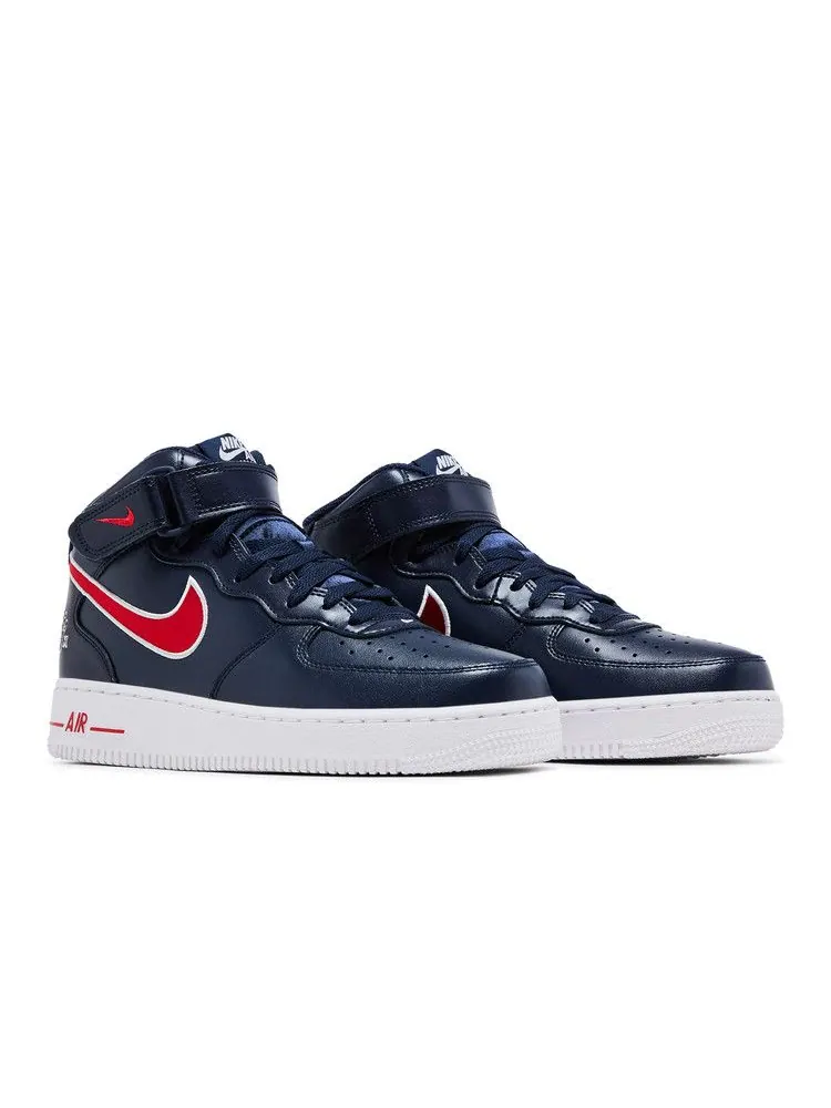 Кроссовки Nike Wmns Air Force 1 '07 Mid 'Houston Comets Four Peat' — изображение 9 из 9, белый/серый/красный