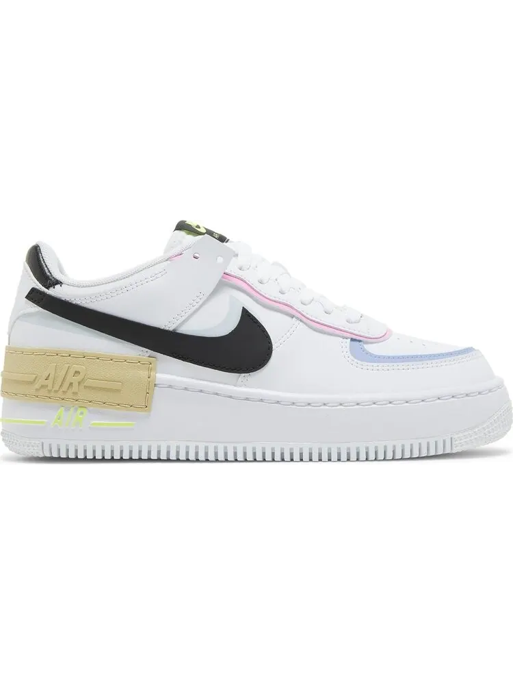 Женские кроссовки Nike Air Force 1 Shadow 'White Black Pastel' — изображение 1 из 4, белый