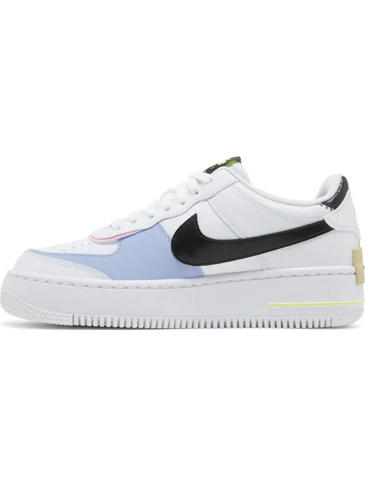 Женские кроссовки Nike Air Force 1 Shadow 'White Black Pastel' — изображение 3 из 4, белый