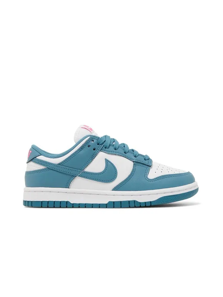 Кроссовки Nike Wmns Dunk Low 'Noise Aqua' — изображение 2 из 9, белый/голубой