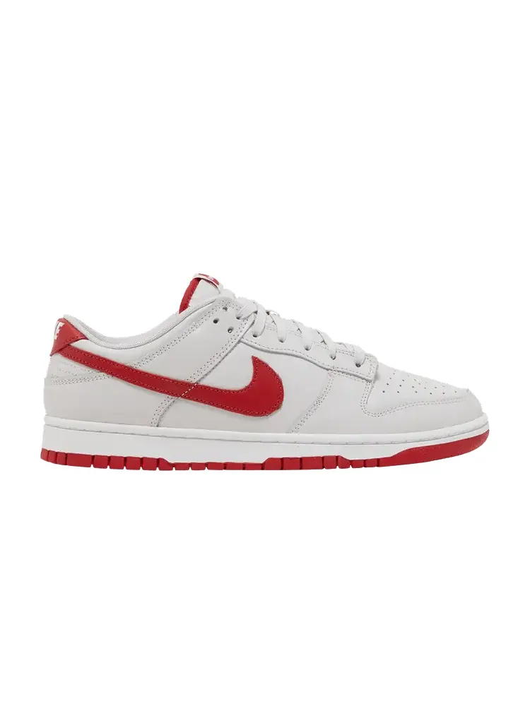 Кроссовки Nike Dunk Low 'Vast Grey Varsity Red' — изображение 1 из 9, серый/красный/белый