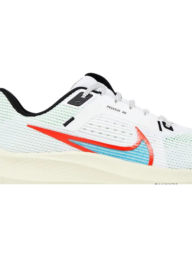 Кроссовки Air Zoom Pegasus 40 SE 'White Multi-Color Mismatch' — изображение 2 из 4, белый