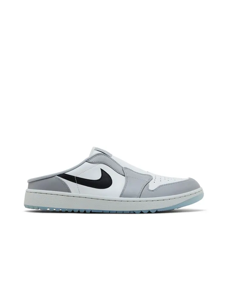 Кроссовки Air Jordan 1 Mule Golf 'Wolf Grey Black' — изображение 1 из 8, серый черный