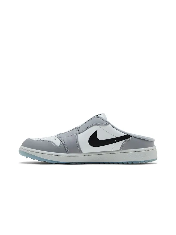 Кроссовки Air Jordan 1 Mule Golf 'Wolf Grey Black' — изображение 3 из 8, серый черный