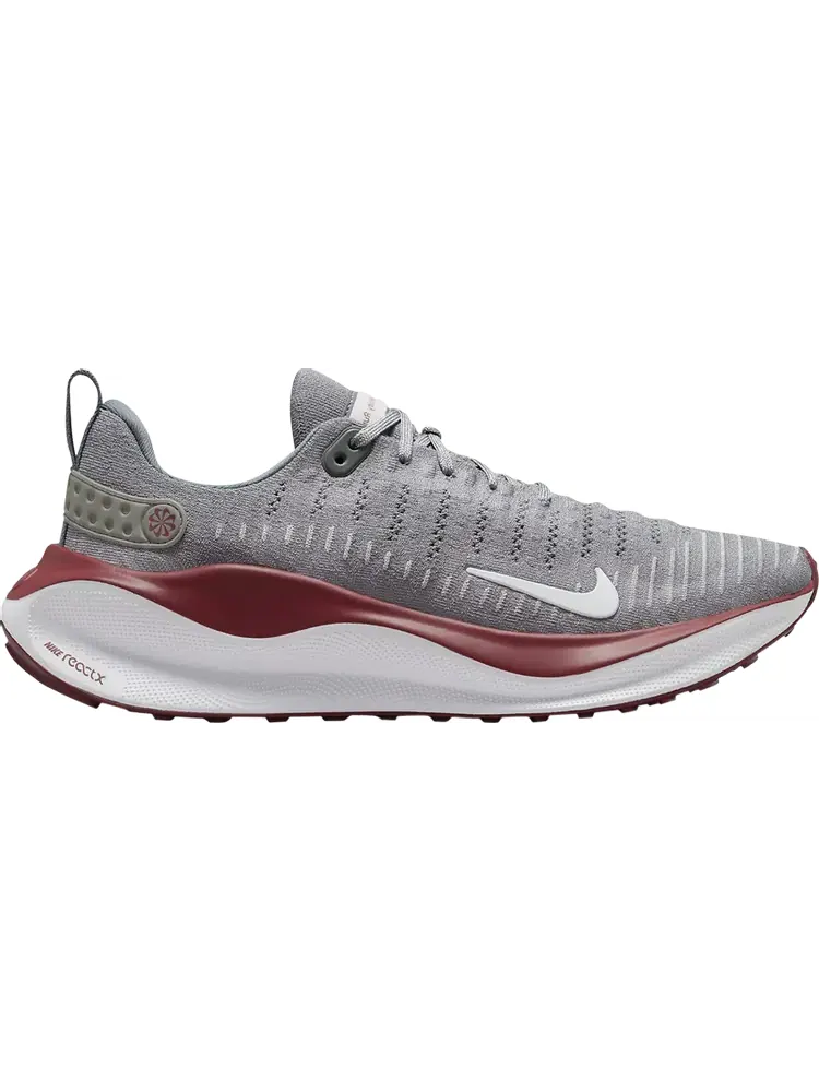 Кроссовки ReactX Infinity Run 4 'Cool Grey Team Maroon' — изображение 1 из 1, серый