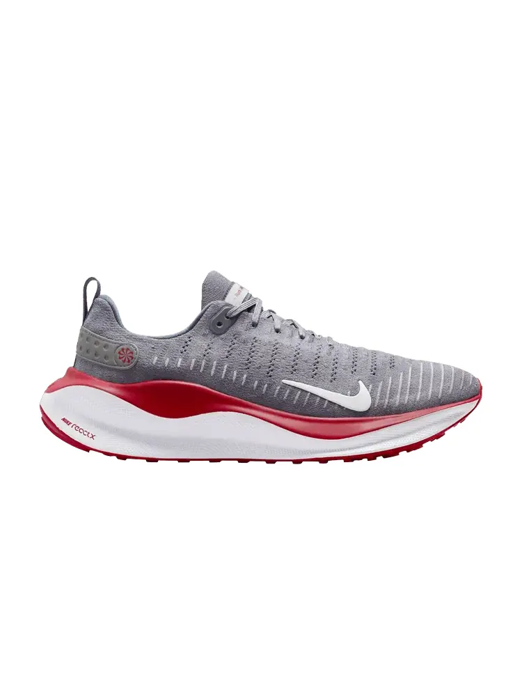 Кроссовки Nike ReactX Infinity Run 4 TB 'Cool Grey University Red' — изображение 1 из 1, серый/белый/красный