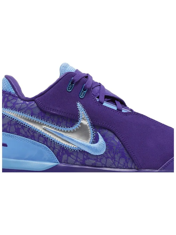Кроссовки Nike Zoom LeBron NXXT Gen AMPD 'Summit Lake Hornets' — изображение 2 из 8, фиолетовый