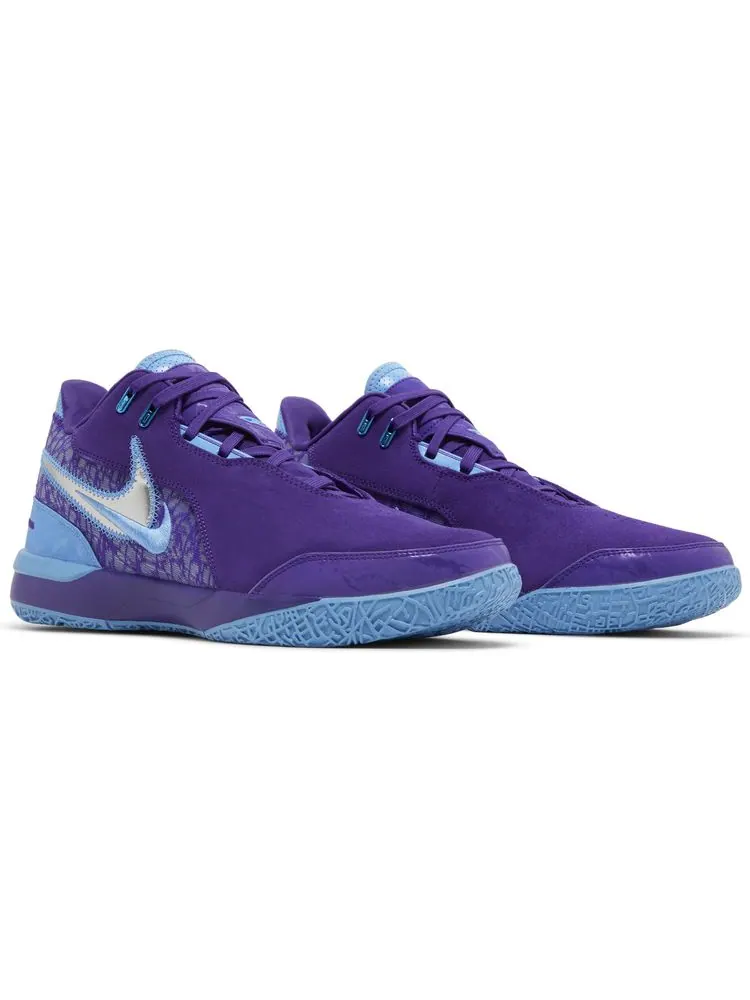 Кроссовки Nike Zoom LeBron NXXT Gen AMPD 'Summit Lake Hornets' — изображение 8 из 8, фиолетовый