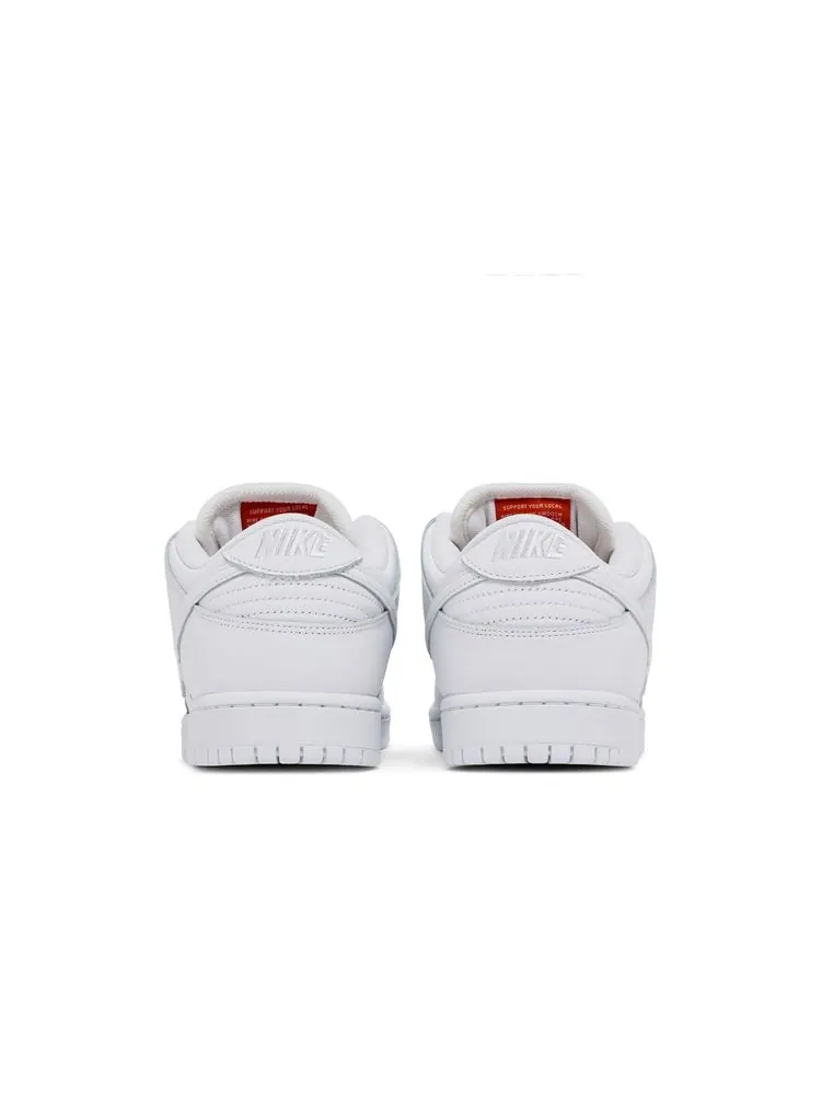 Кроссовки Dunk Low Pro SB 'Triple White' — изображение 6 из 8, белый