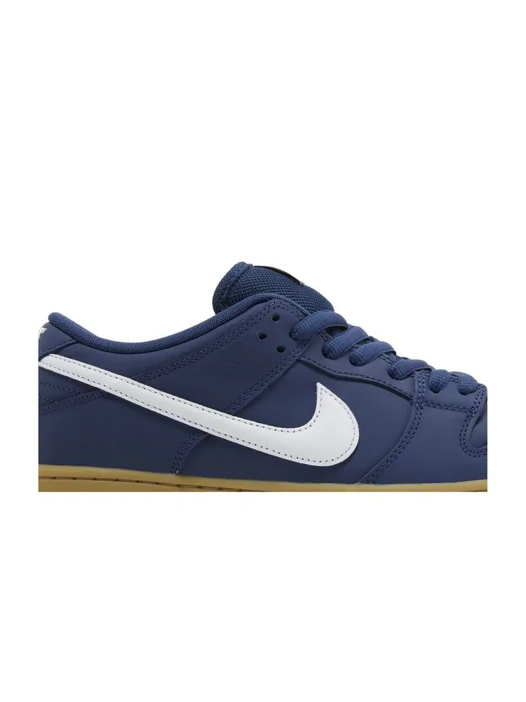 Кроссовки Nike Dunk Low Pro SB 'Navy Gum' — изображение 2 из 8, темно-синий