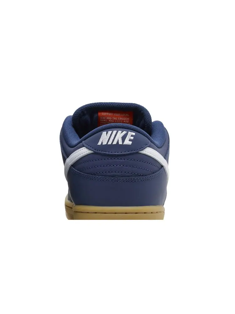 Кроссовки Nike Dunk Low Pro SB 'Navy Gum' — изображение 7 из 8, темно-синий