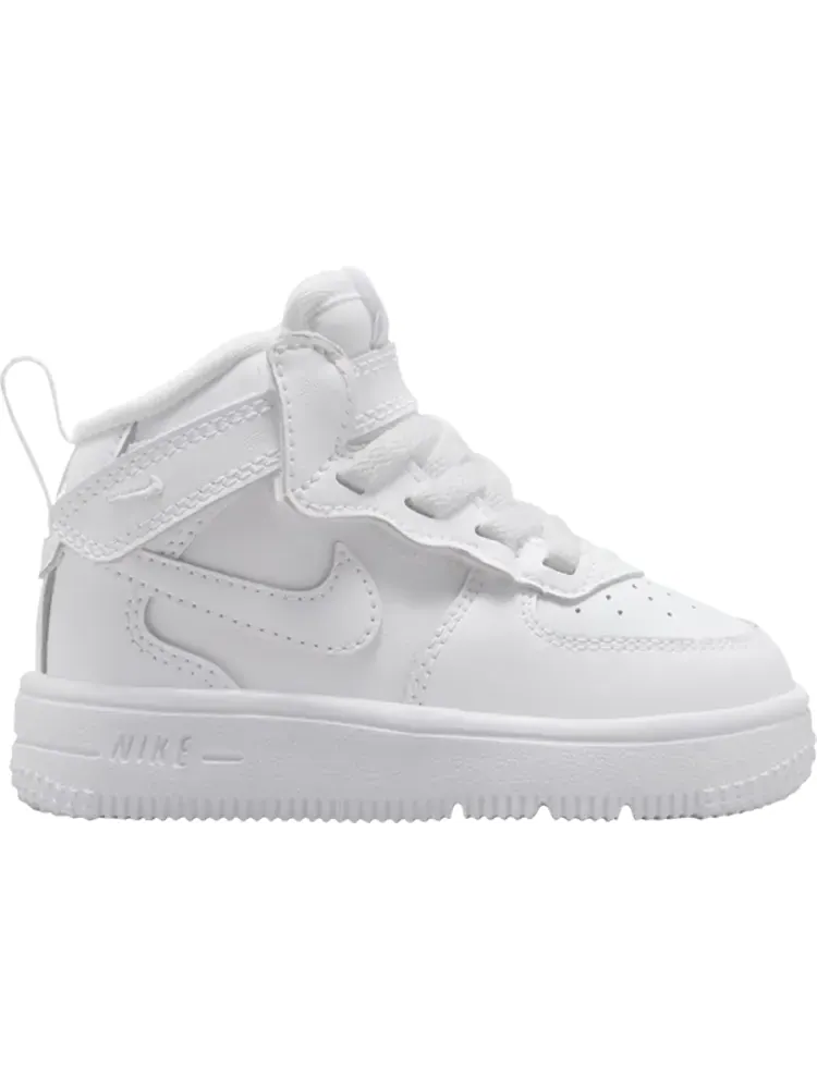 Кроссовки Force 1 Mid EasyOn TD 'Triple White' — изображение 1 из 1, белый