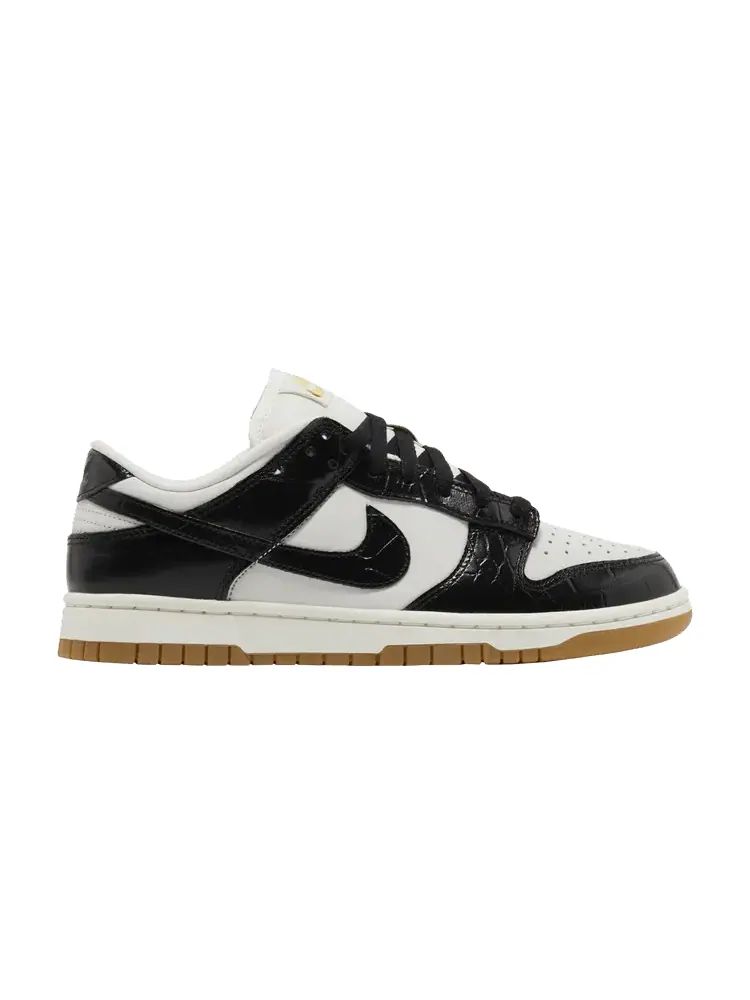 Кроссовки Nike Wmns Dunk Low LX 'Black Croc' — изображение 1 из 9