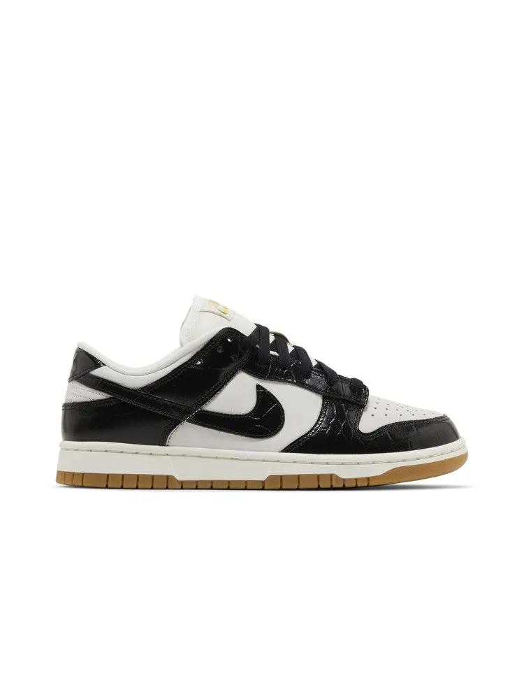 Кроссовки Nike Wmns Dunk Low LX 'Black Croc' — изображение 2 из 9