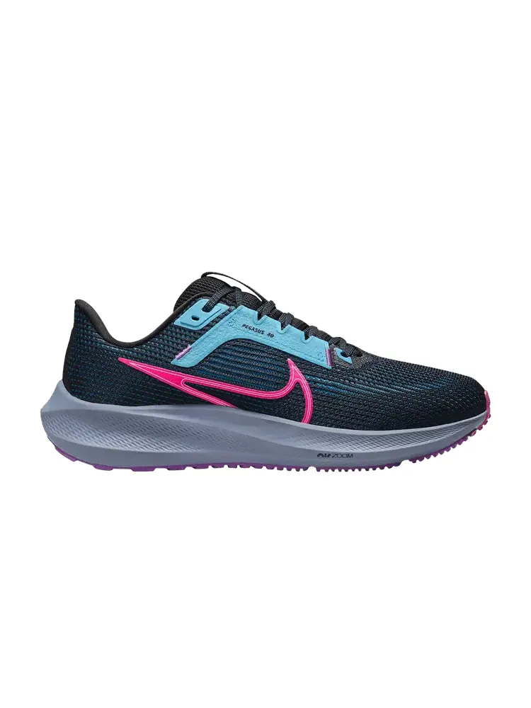 Кроссовки Nike Wmns Air Zoom Pegasus 40 SE 'Black Hyper Pink' — изображение 1 из 1