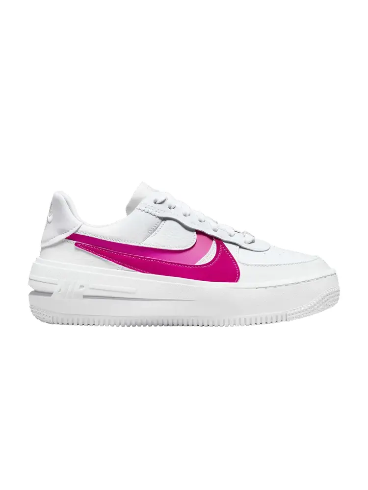 Кроссовки Wmns Air Force 1 PLT.AF.ORM 'White Fireberry' — изображение 1 из 1, белый