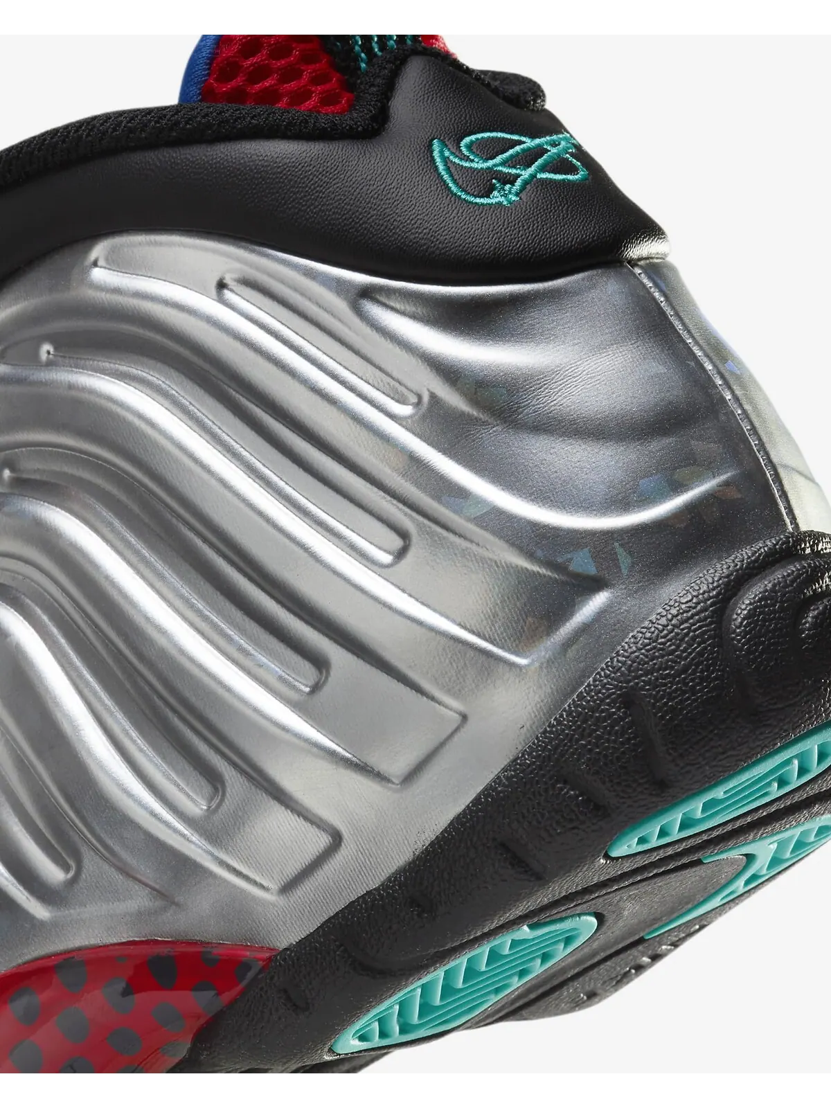 Кроссовки для подростков Nike Little Posite One — изображение 8 из 8, серебристый