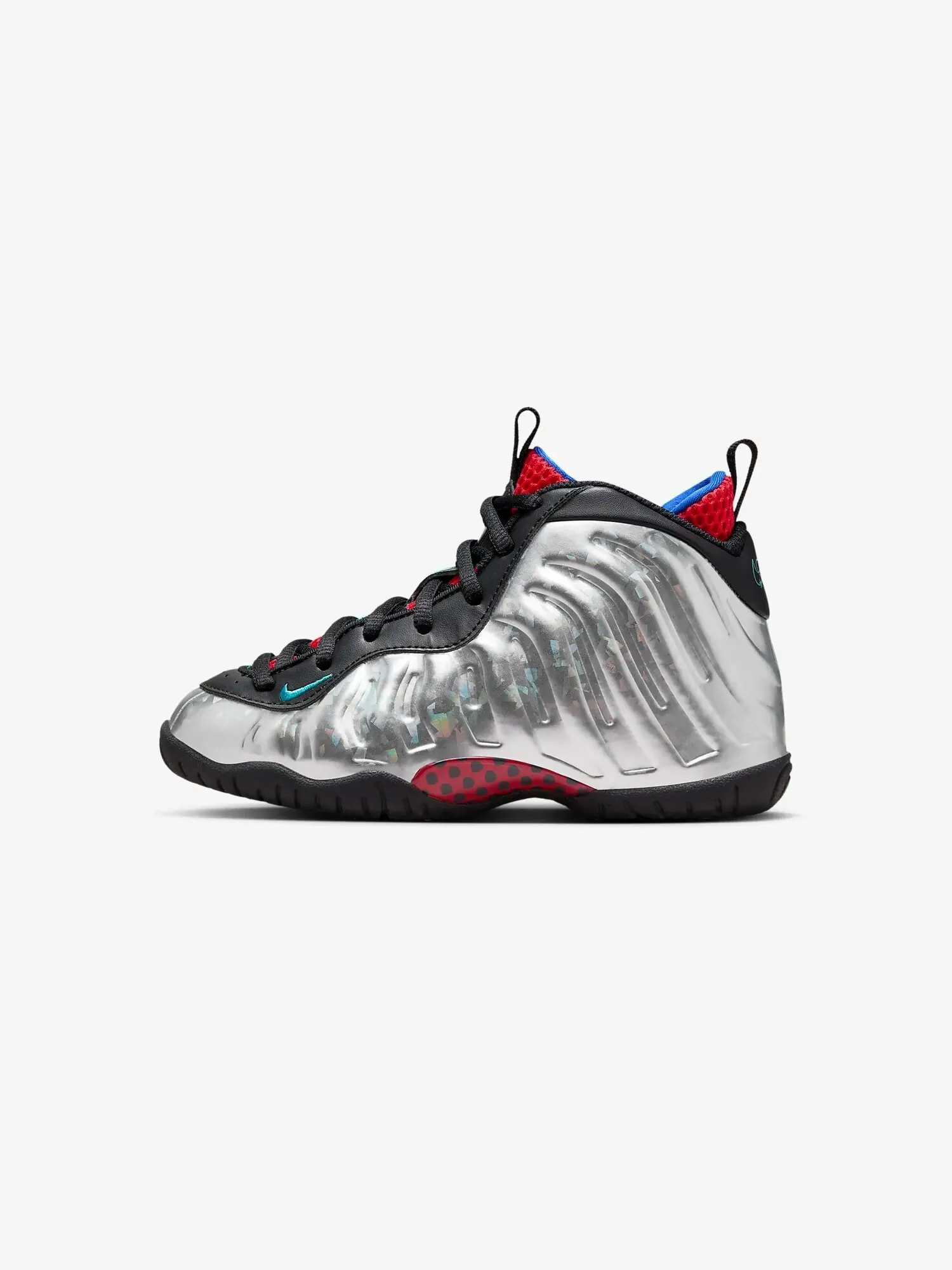 Кроссовки детские Nike Little Posite One — изображение 1 из 8, серебристый