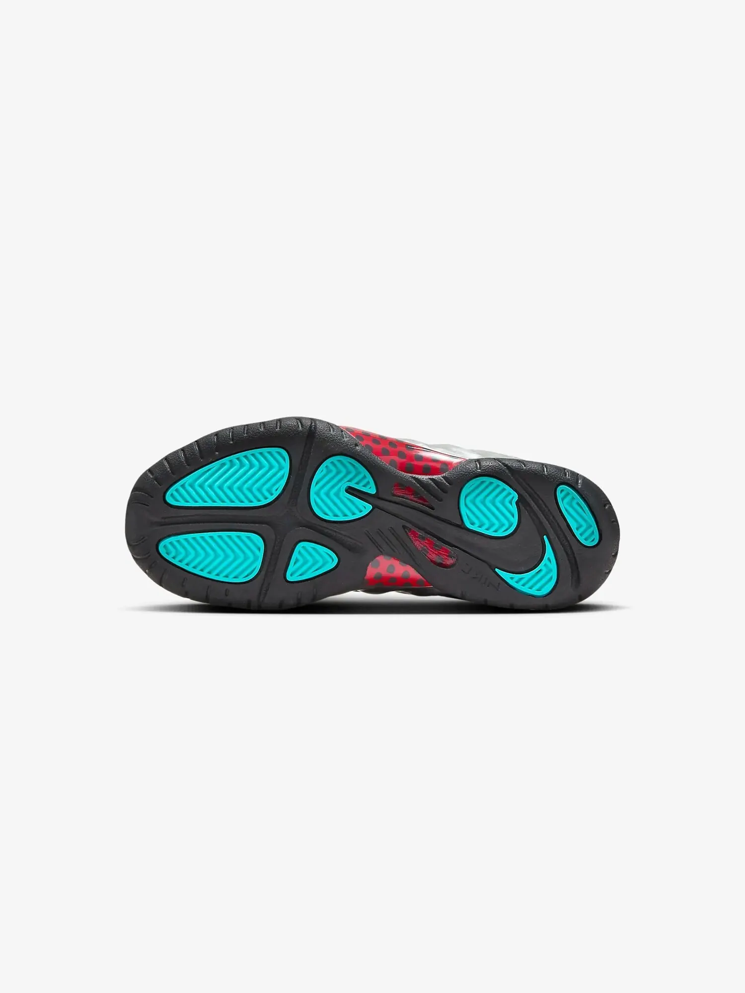 Кроссовки детские Nike Little Posite One — изображение 4 из 8, серебристый