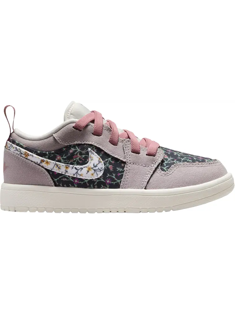 Кроссовки Air Jordan 1 Low ALT SE PS 'Floral' — изображение 1 из 1, фиолетовый