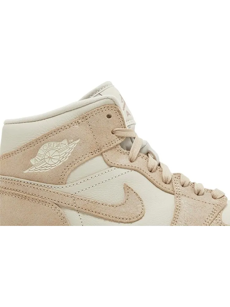 Кроссовки Wmns Air Jordan 1 Mid SE 'Legend Light Brown' — изображение 2 из 4, коричневый