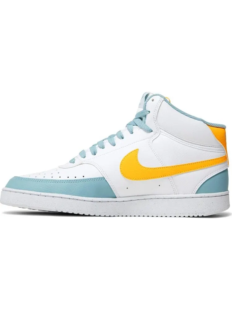 Кроссовки Court Vision Mid Next Nature 'White Ocean Bliss' — изображение 3 из 4, белый