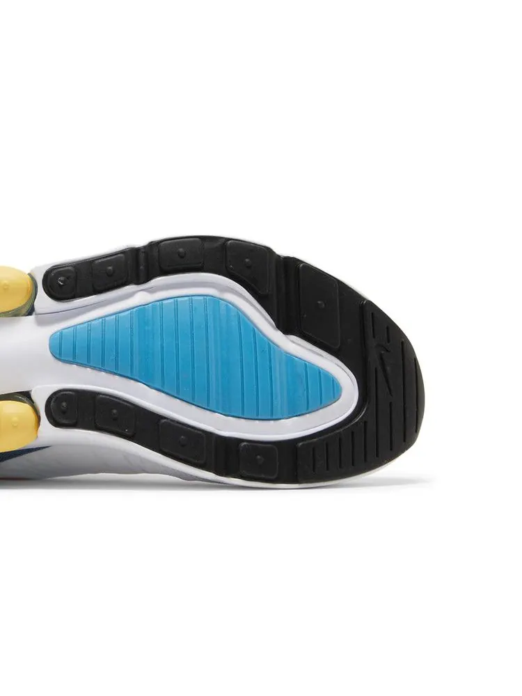 Кроссовки Nike Air Max 270 'White Industrial Blue Citron' — изображение 6 из 9, белый/синий/синий