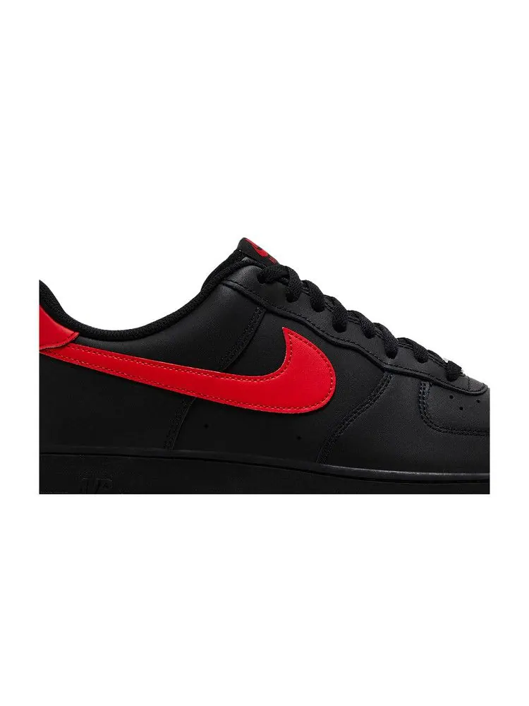 Кроссовки Nike Air Force 1 '07 'Bred' — изображение 3 из 9, черный/красный/черный
