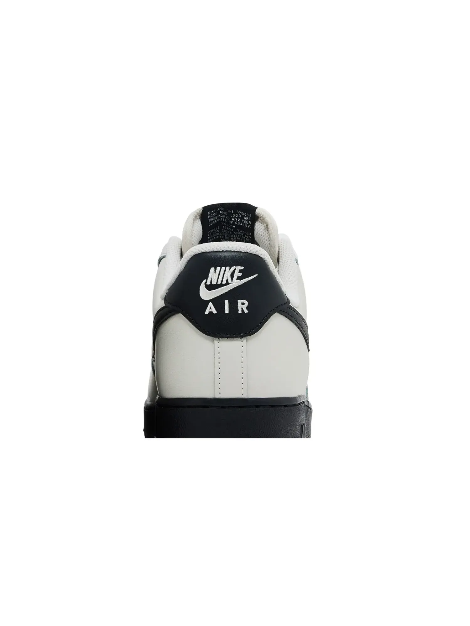 Кроссовки Nike Air Force 1 Light Bone Black — изображение 7 из 8, светлый/черный