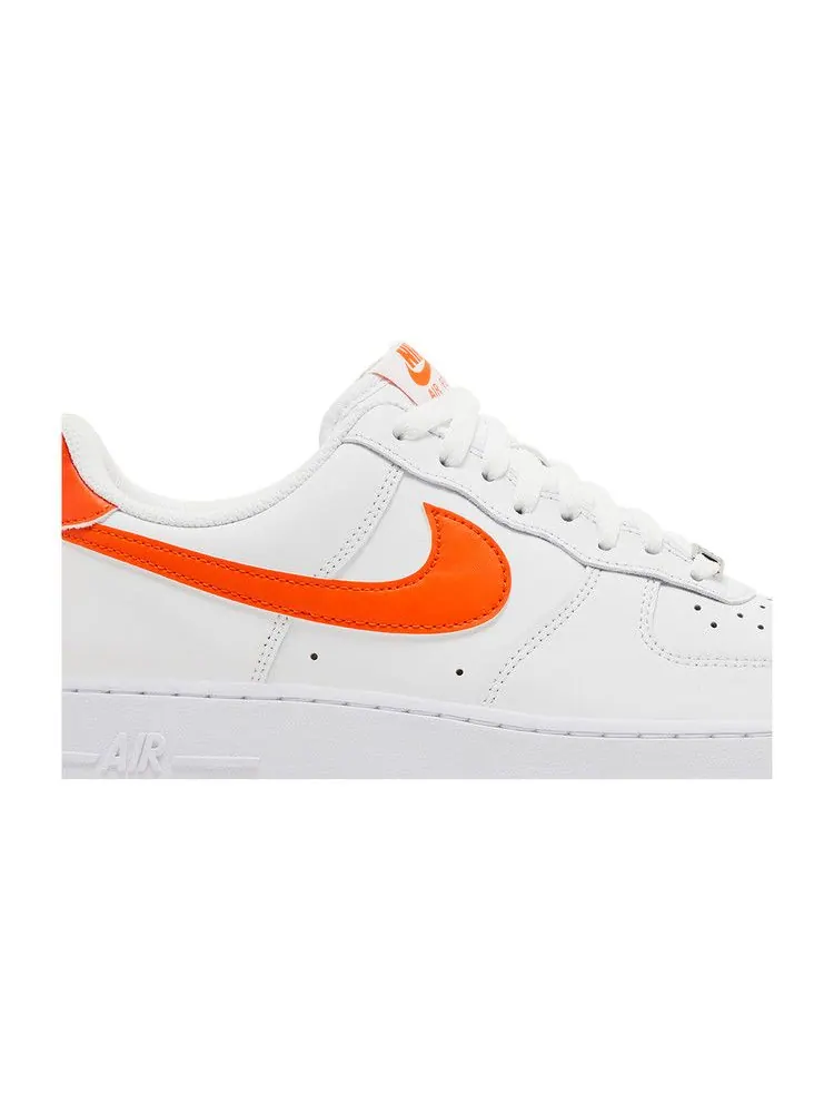 Кроссовки Nike Air Force 1 '07 'Safety Orange' — изображение 3 из 9, белый/оранжевый