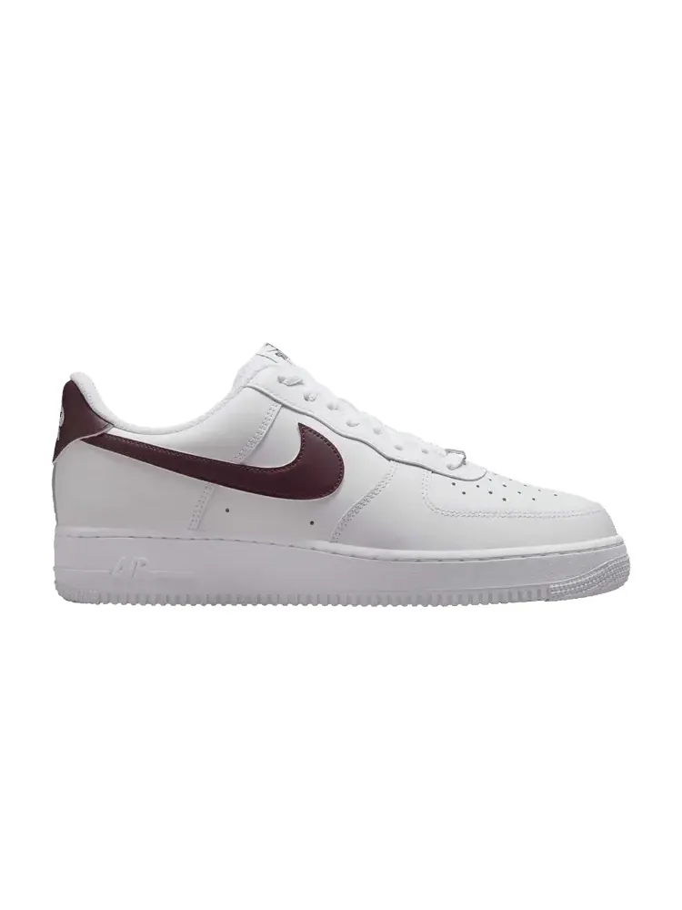 Кроссовки Nike Air Force 1 '07 'White Burgundy Crush' — изображение 1 из 1, белый/белый/бордовый