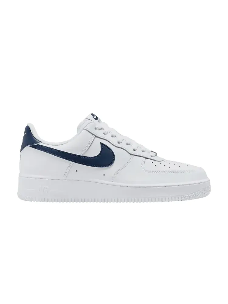 Кроссовки Nike Air Force 1, 07 — изображение 1 из 1, белый темно-синий