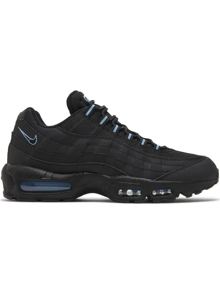 Кроссовки Air Max 95 'Black University Blue' — изображение 1 из 4, черный