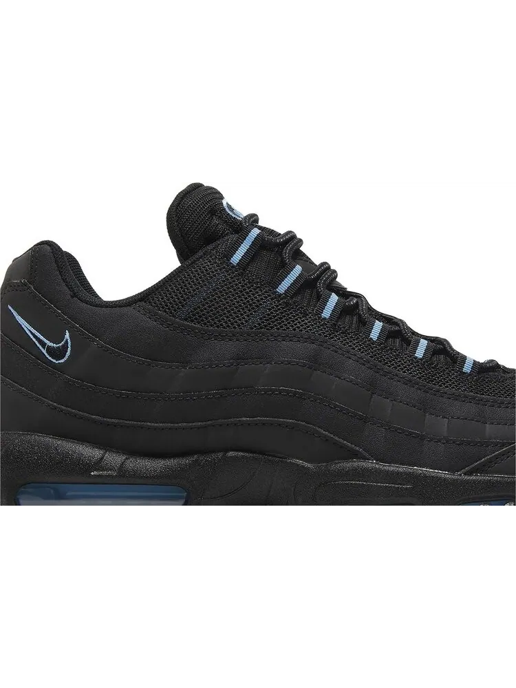 Кроссовки Air Max 95 'Black University Blue' — изображение 2 из 4, черный
