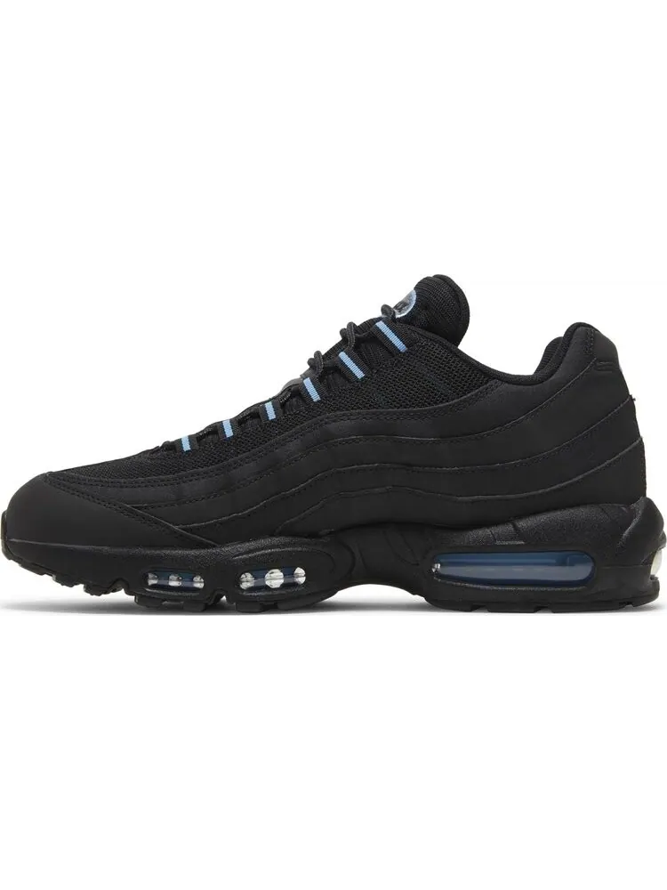Кроссовки Air Max 95 'Black University Blue' — изображение 3 из 4, черный