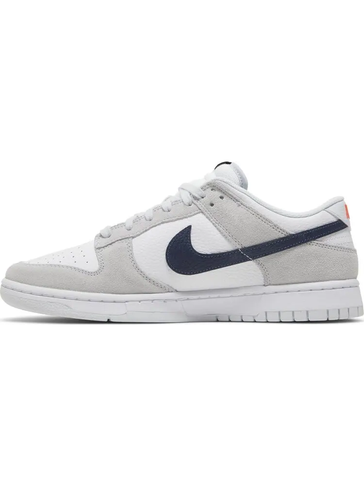 Кроссовки Dunk Low 'Mini Swoosh - Football Grey Midnight Navy' — изображение 3 из 4, серый