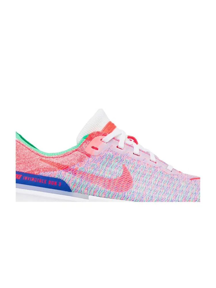 Кроссовки Nike Wmns ZoomX Invincible 3 'White Hot Punch' — изображение 3 из 9, белый/синий/оранжевый