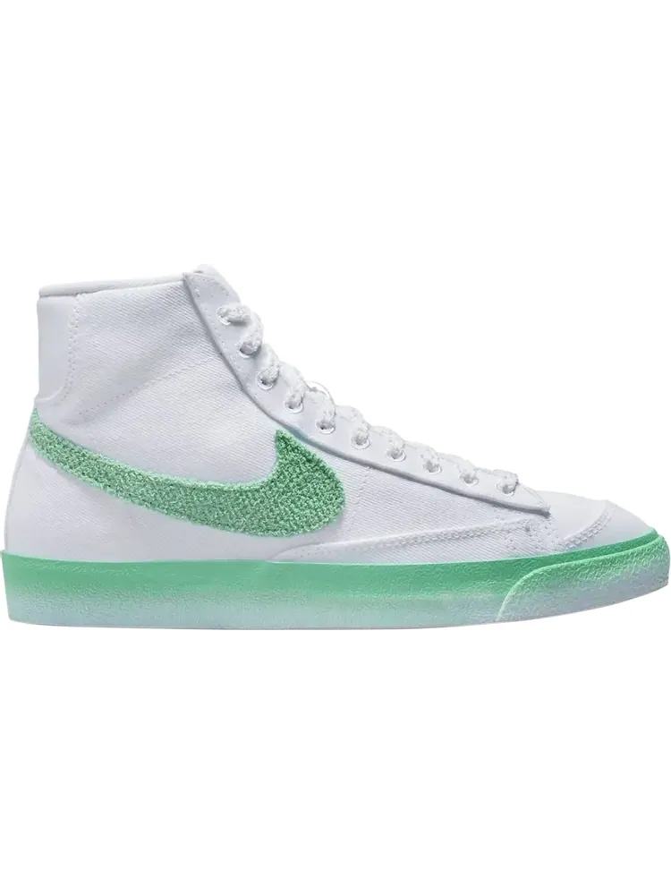 Кроссовки Wmns Blazer Mid '77 'Chenille Swoosh - Green Fade' — изображение 1 из 1, белый