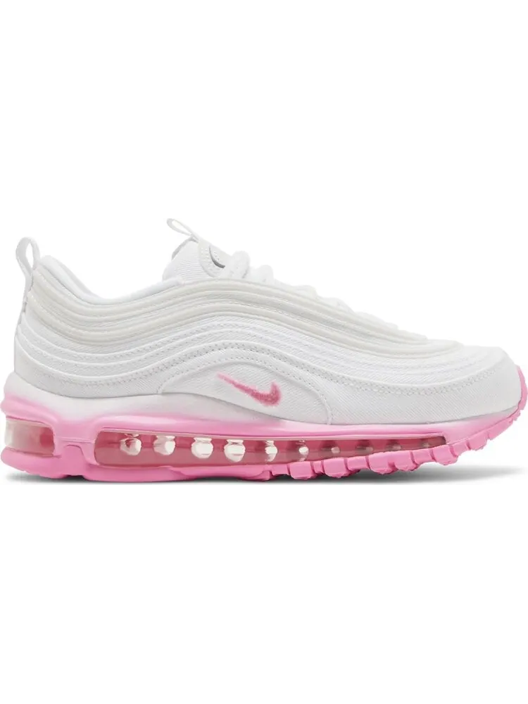Кроссовки Wmns Air Max 97 SE 'Chenille Swoosh - Pink Foam' — изображение 1 из 4, белый