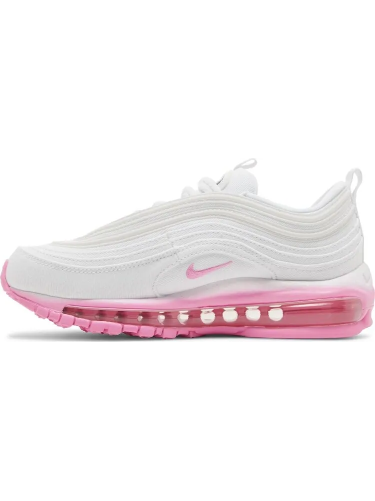 Кроссовки Wmns Air Max 97 SE 'Chenille Swoosh - Pink Foam' — изображение 3 из 4, белый