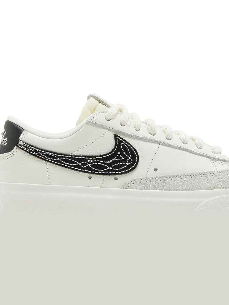 Кроссовки Wmns Blazer Low Platform 'Needlework' — изображение 2 из 4, белый