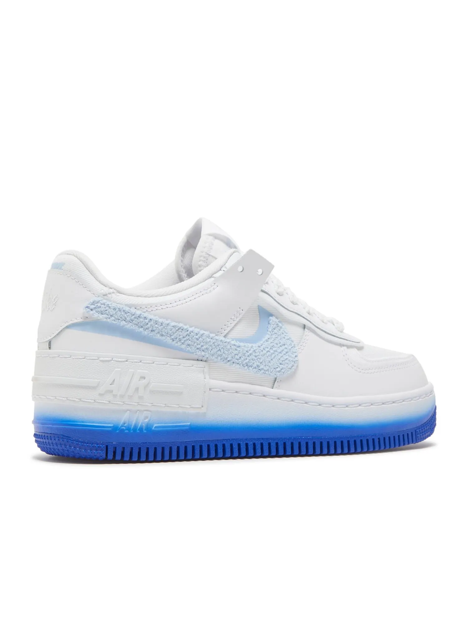 Кроссовки Nike Wmns Air Force 1 Shadow 'Chenille Swoosh - Blue Tint' — изображение 3 из 4, белый