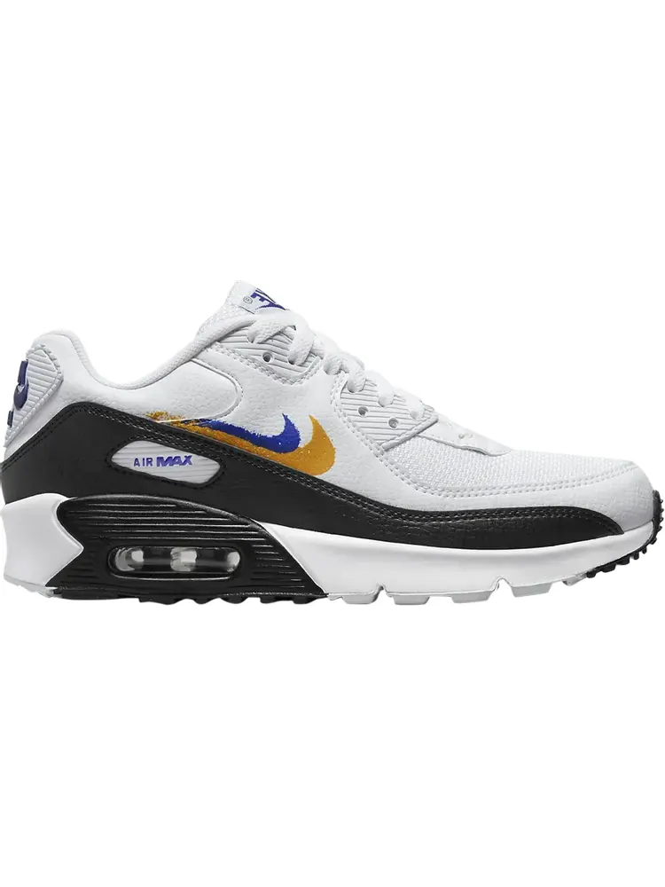 Кроссовки Air Max 90 GS 'Double Swoosh - White Gold Royal' — изображение 1 из 1, белый