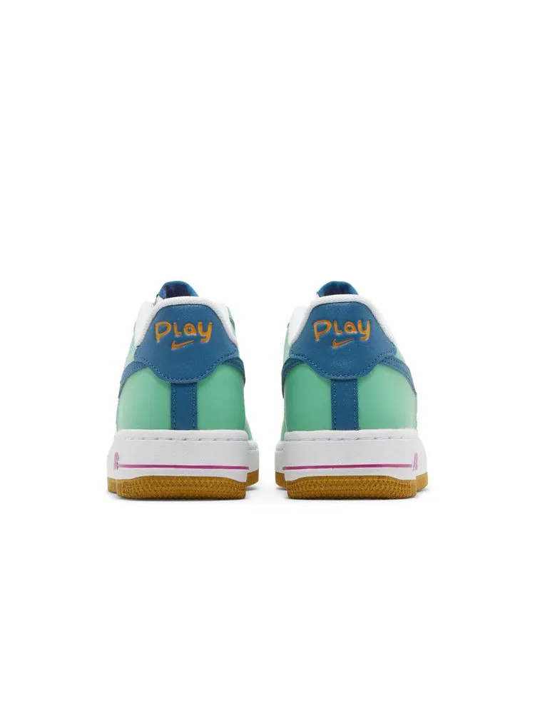 Кроссовки Nike Air Force 1 LV8 GS 'White Spring Green' — изображение 7 из 9